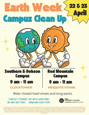 Campus Cleanup Flyer March 2024