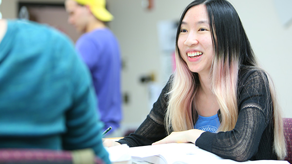 Students talking