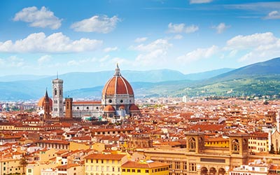 Rooftop view of Florence