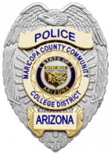 Maricopa County Community College District Police badge