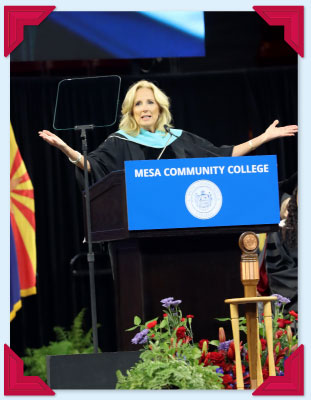 First Lady Dr. Jill Biden at MCC Commencement