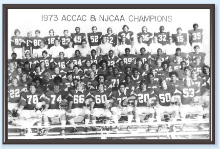 MCC Football - 1973 ACCAC &amp; NJCAA Champions