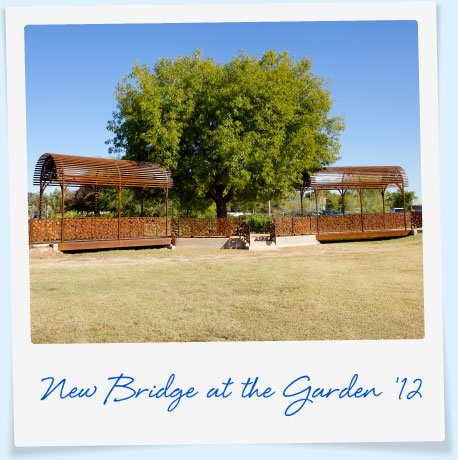 Bridge at the Mesa Community College Rose Garden