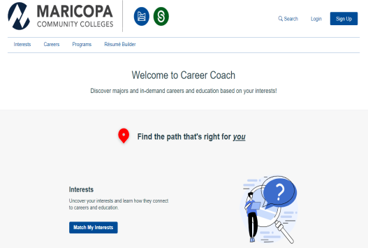 Career Coach Website Image