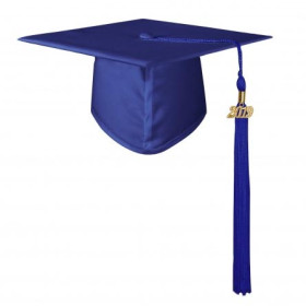 Photo not available. A blue graduation cap with a 2019 tassel.
